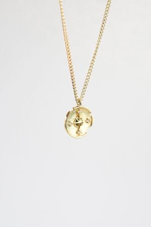 Jasmine Round Pendant Necklace