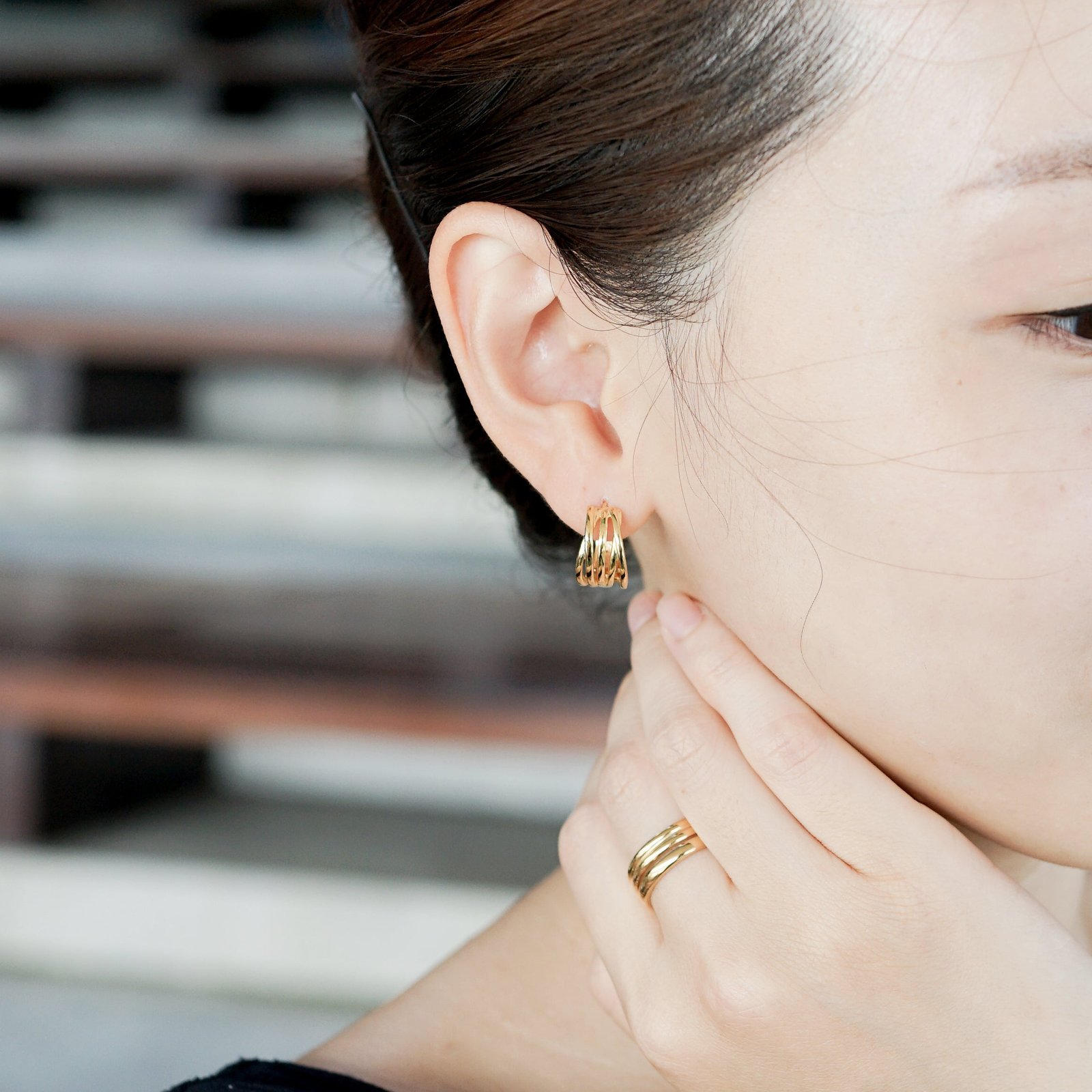 Cyllene Hoop Earrings - Image 6