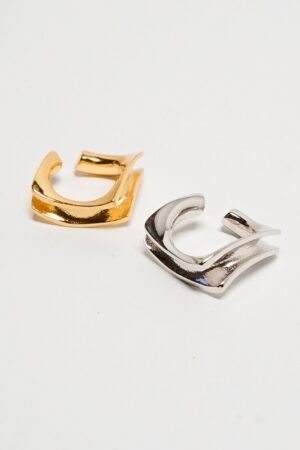 Hishi Square Ear Cuff (Single)